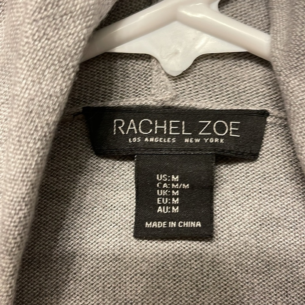 Rachel Zoe hooded sweater size M - Picture 2 of 8
